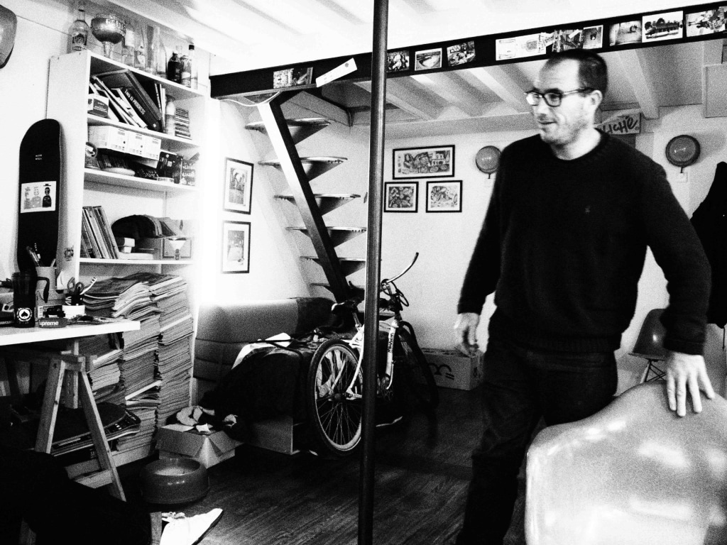 Jeremie Daclin in the Cliche office in Lyon