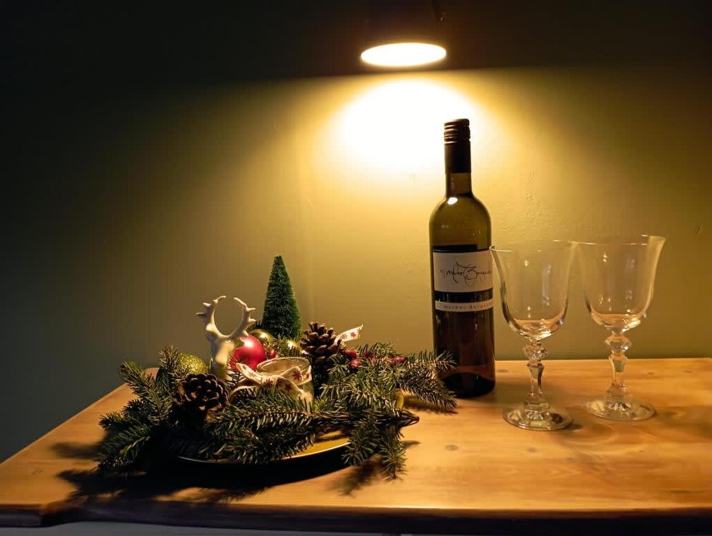 Wino na stole