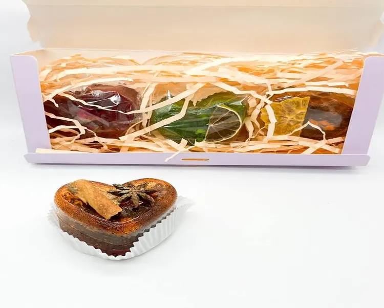 Набір чайних бумбонів "Великі Серця" 3шт