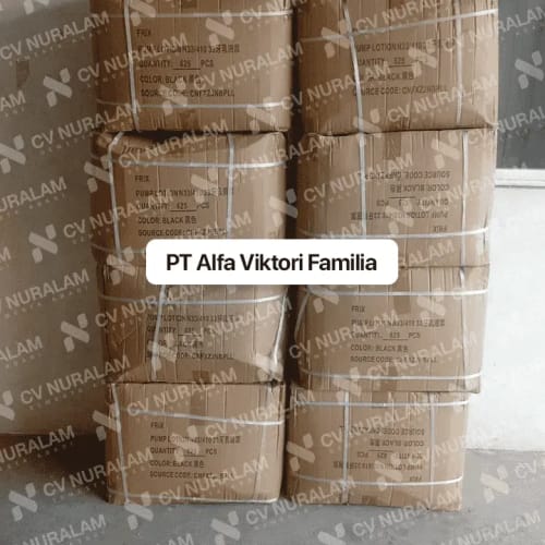 Bukti pengiriman PT ALFA VIKTORI FAMILIA
