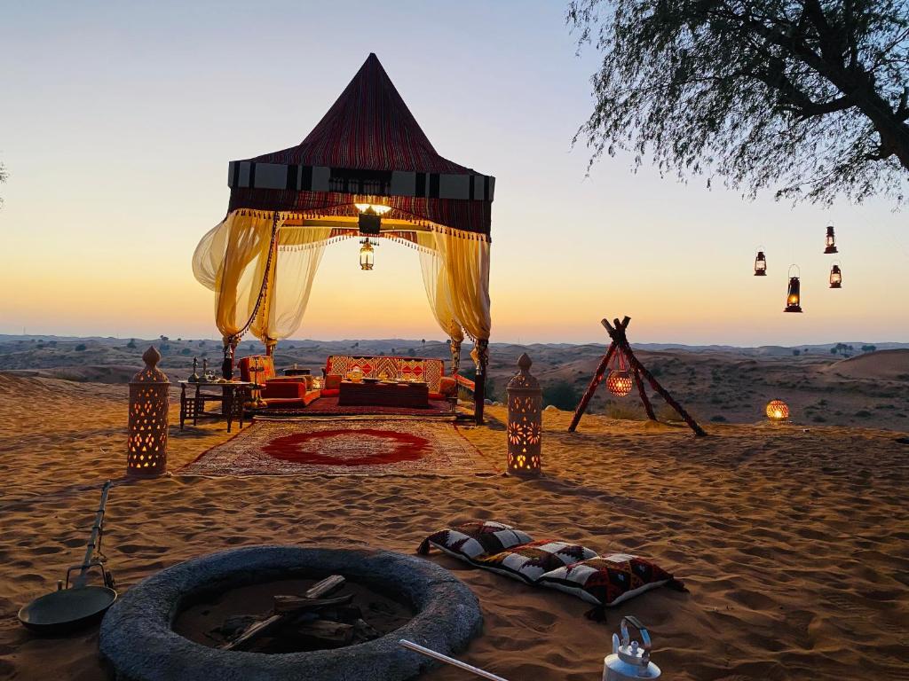 Desert glamping image of Desert glamping