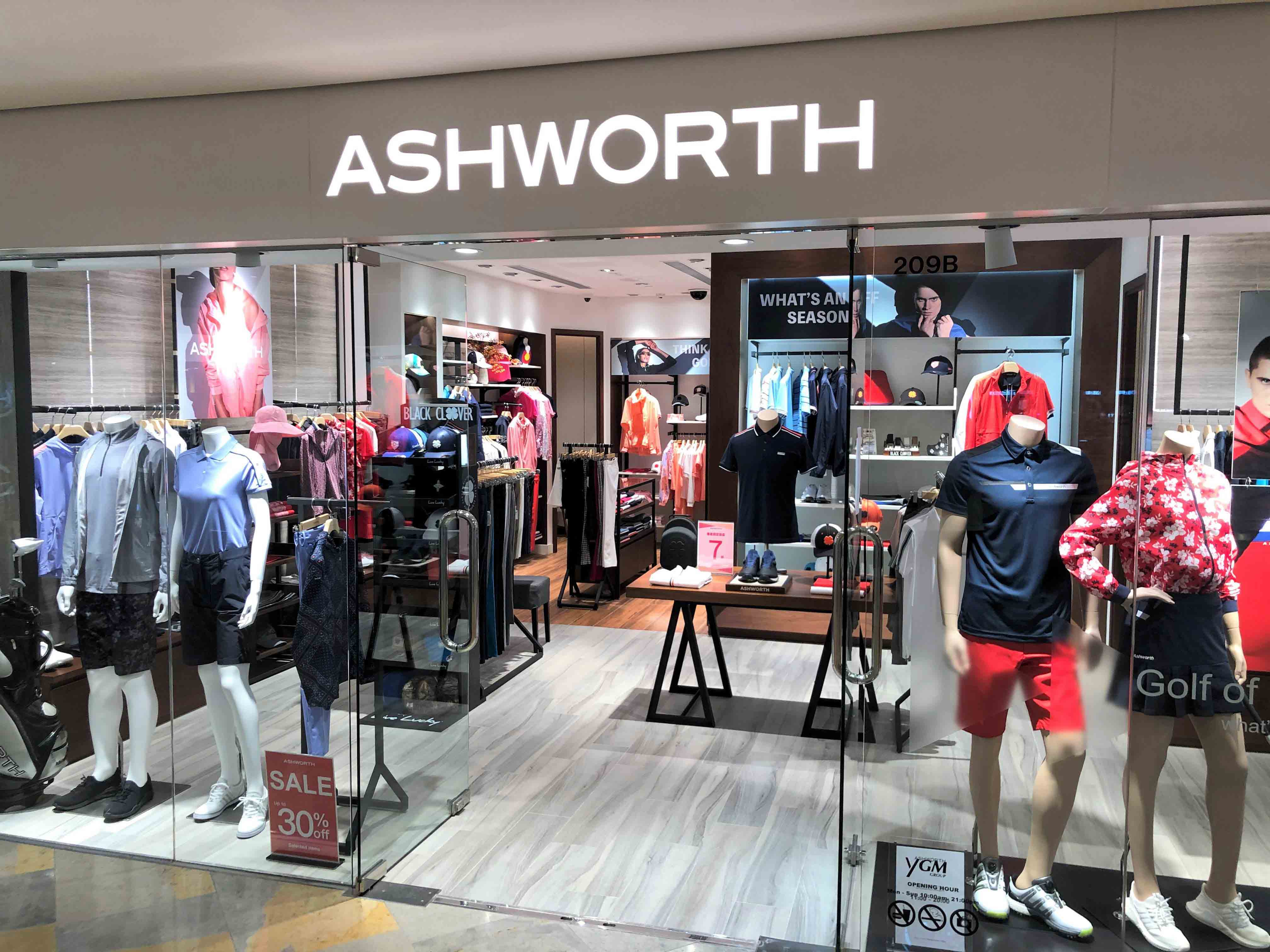 Ashworth credit card rewards and discounts