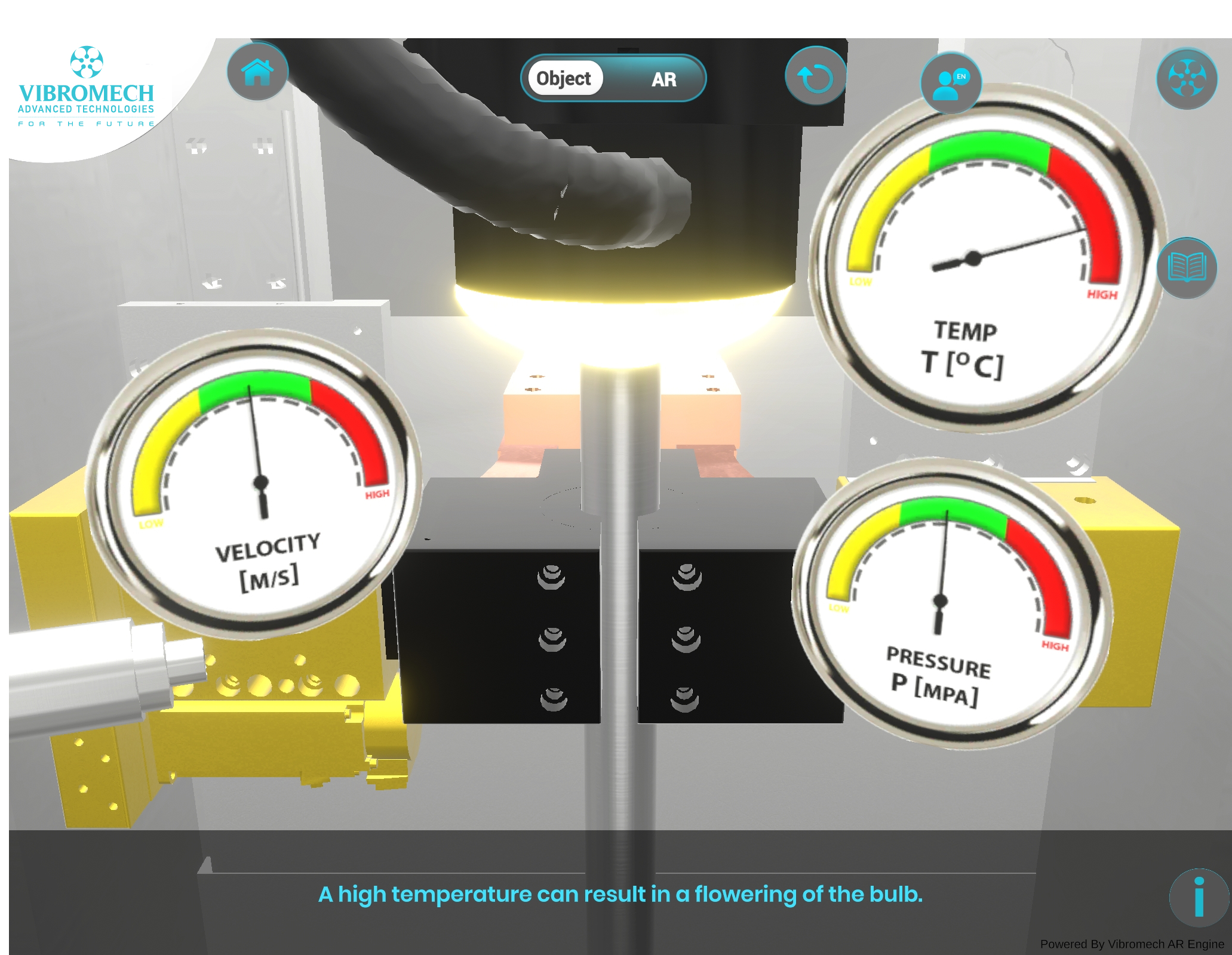 Vibromech Temperature