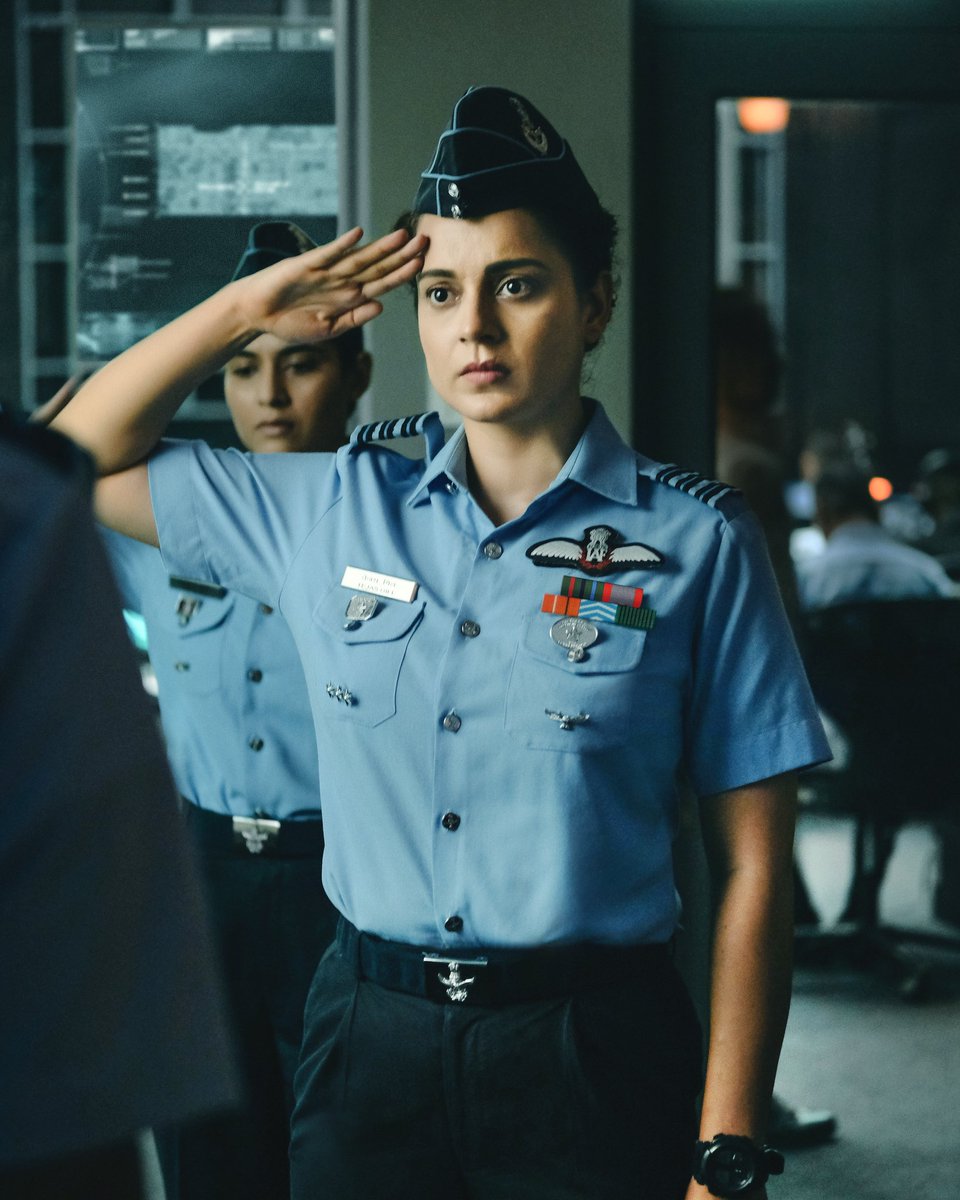 Kangana Ranaut in Tejas Kangana Ranaut in Tejas