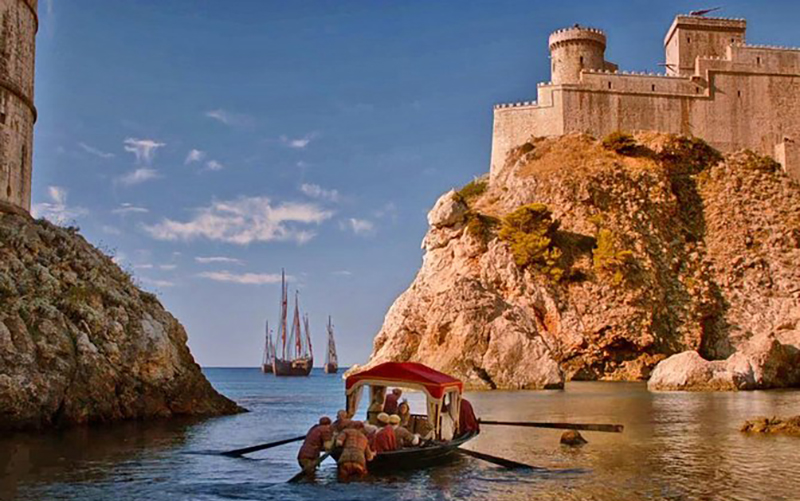 Inspelning fr Game of thrones i Kroatien