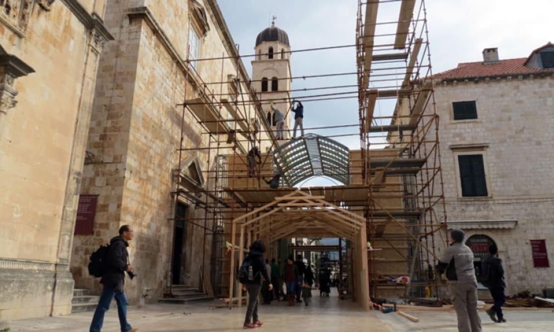 Inspelning f�r filmen Robin Hood i Kroatien