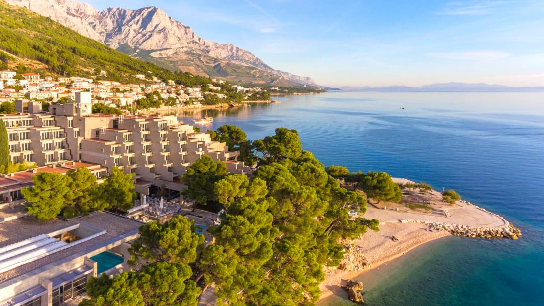 Hotell Soline med utsikt över havet i Kroatien