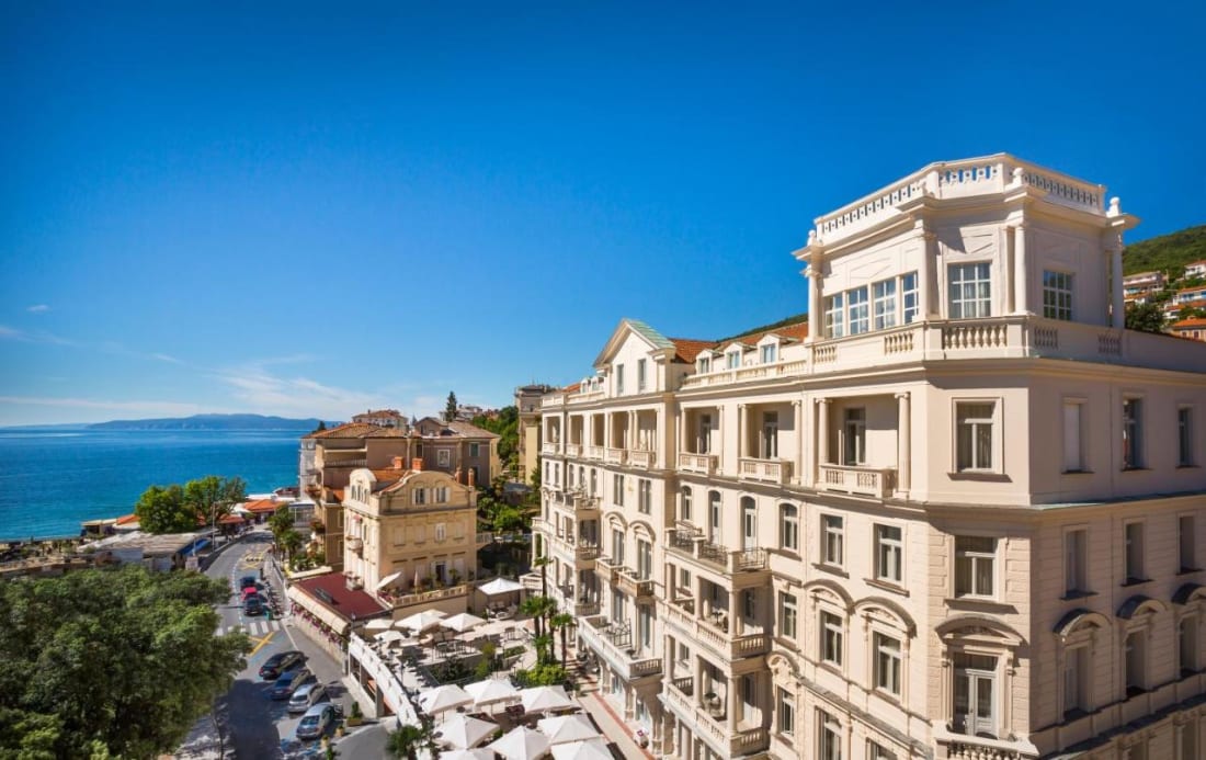 Hotell Pastura med utsikt �ver havet i Kroatien