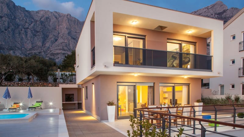 Semesterhus med pool i Kroatien