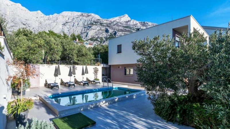 Semesterhus med pool i Kroatien