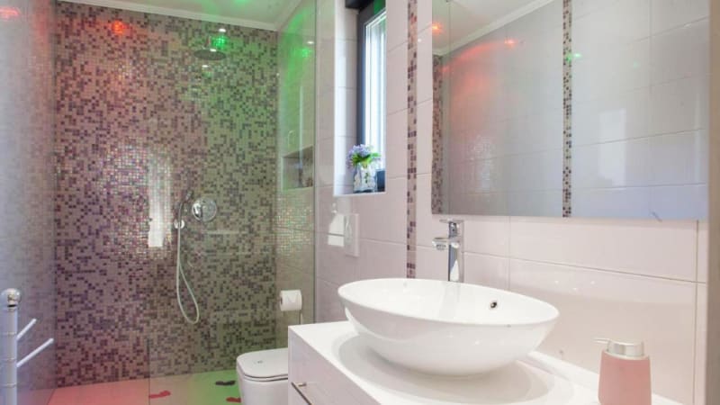 Badrum i semesterhus i Kroatien