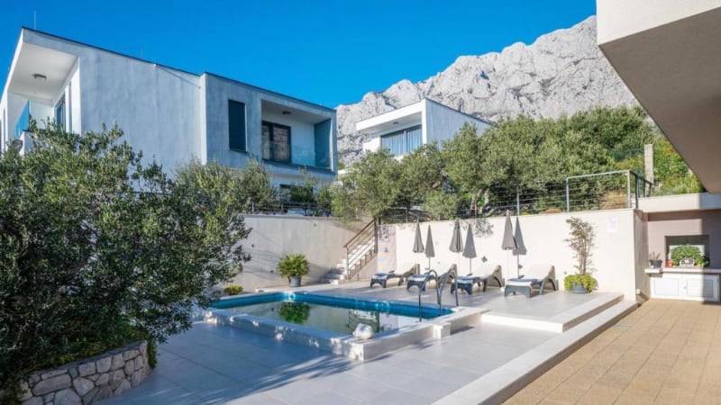 Semesterhus med pool i Kroatien