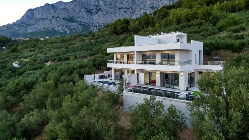 Semesterhus med pool i Kroatien