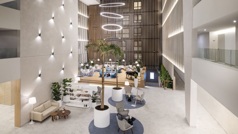 Lobby p hotell Aminess