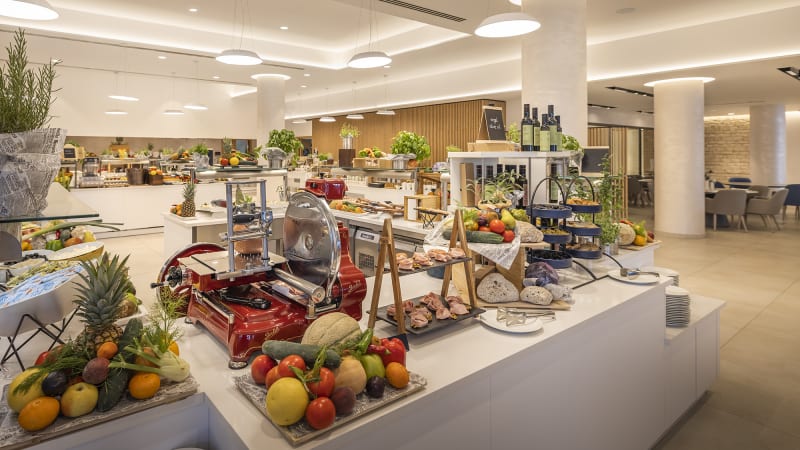 Frukostbuff p hotell Aminess