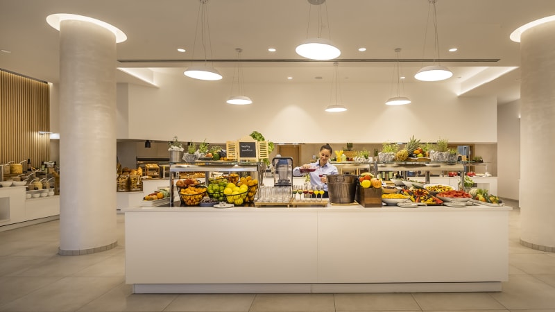 Frukostbuff p hotell Aminess