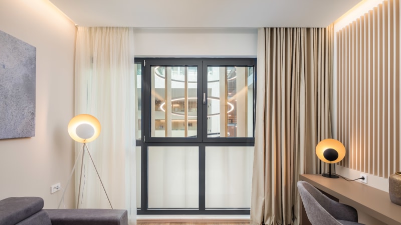 Dubbelrum utan utsikt ver lobby p hotell Aminess