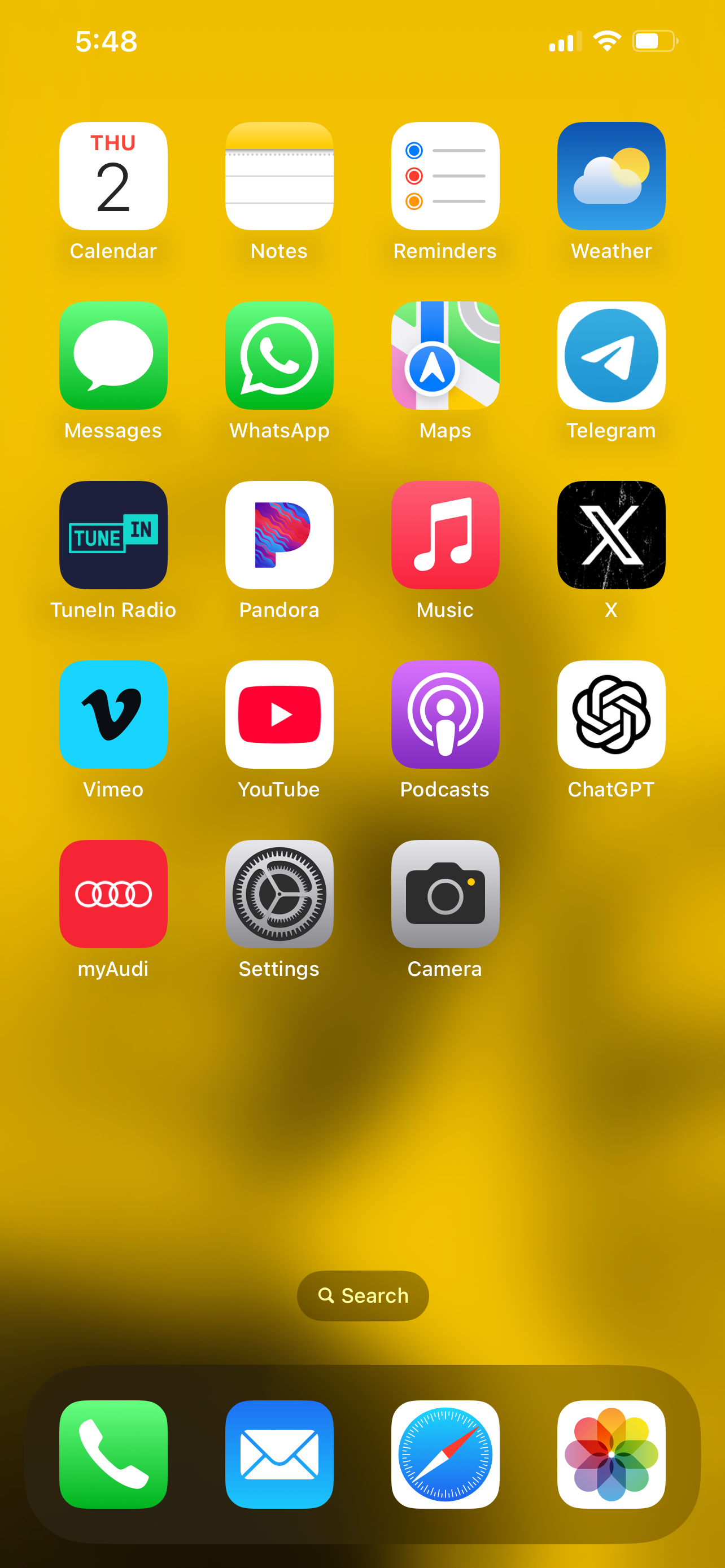 iPhone Homescreen