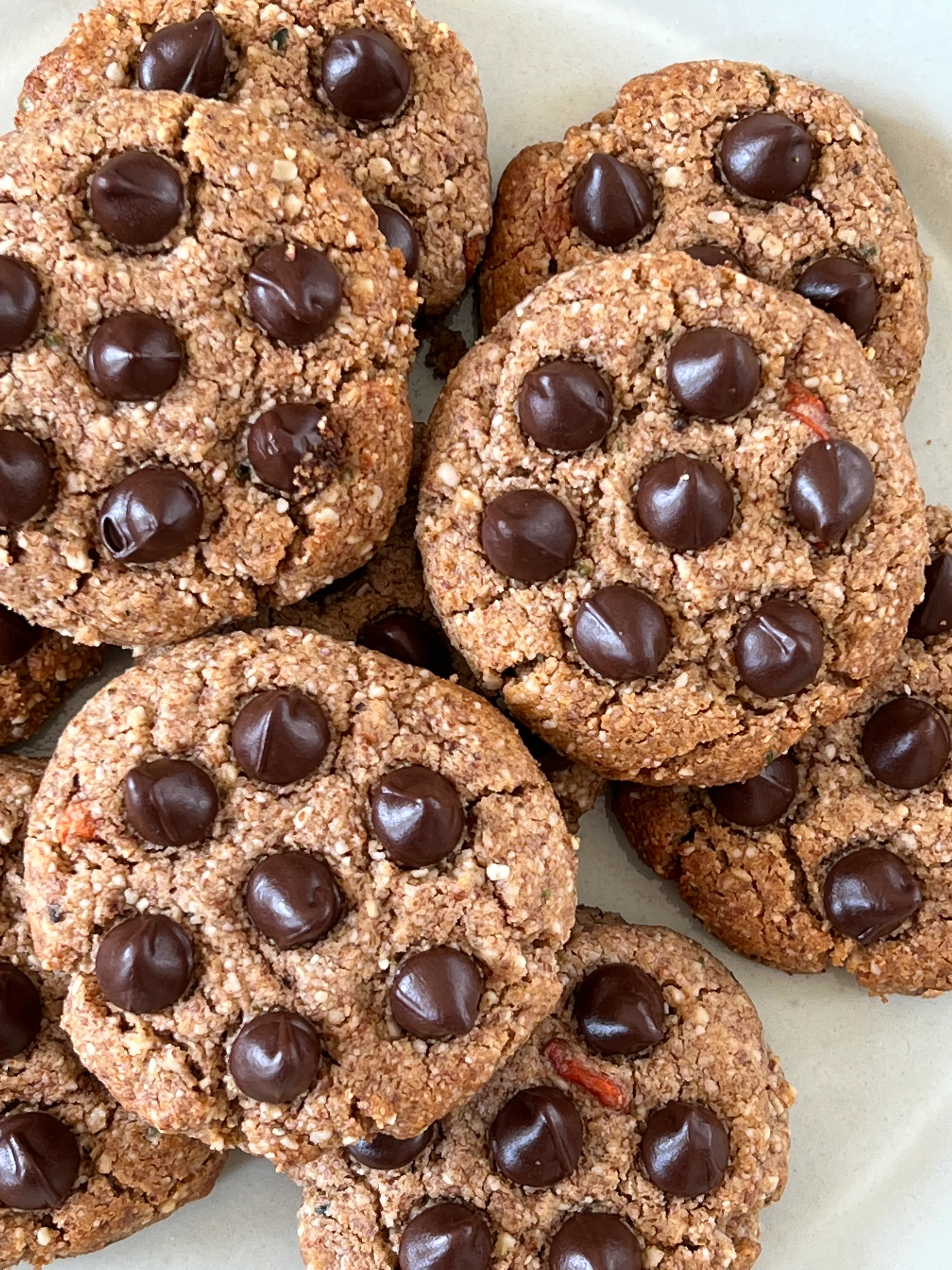 A pile of Kroma OMG Cookies.