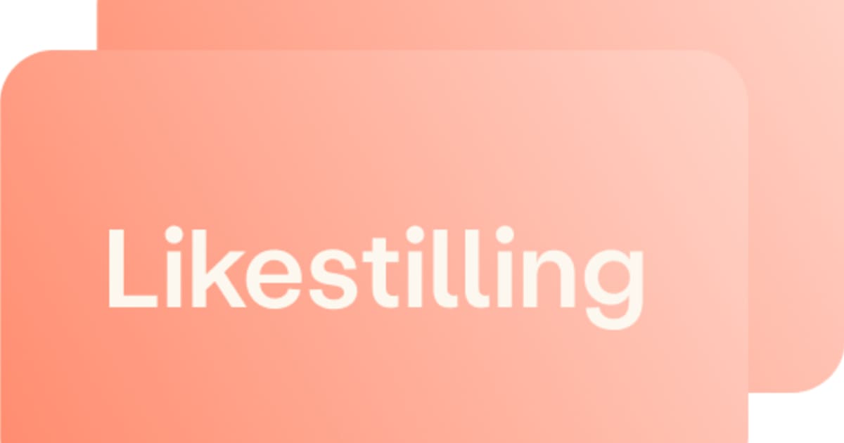 Kron • Tema Likestilling 