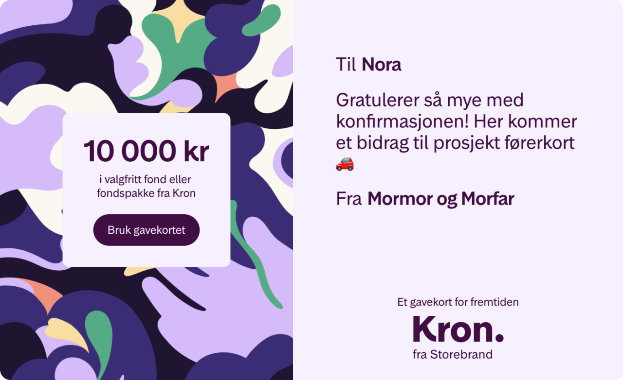 Et gavekort på fond er enkelt å gi og lurt å få.