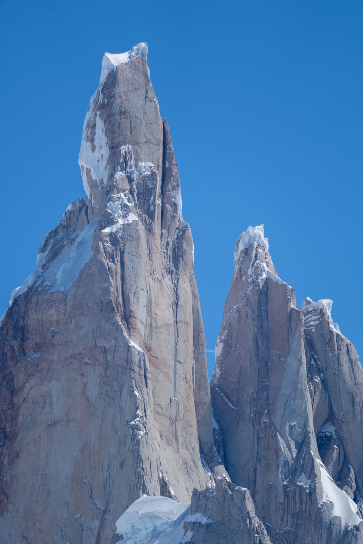 Summit headwall of Cerro Torre