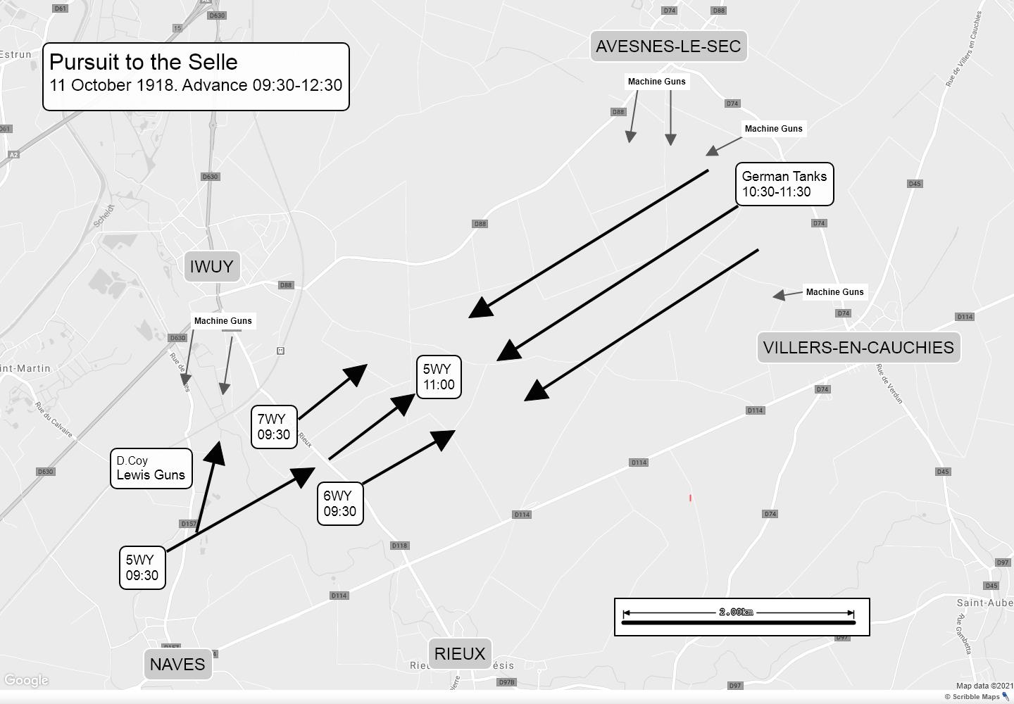 Pursuit to the Selle October 1918