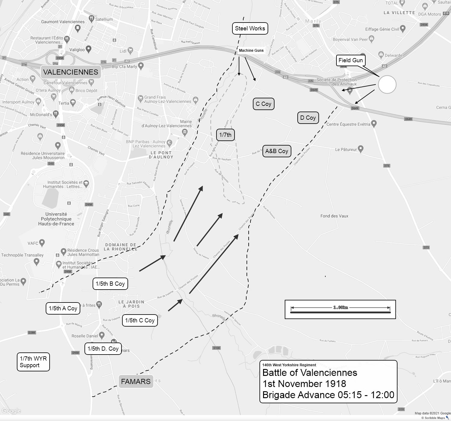  Battle of Valenciennes 1 November 20188