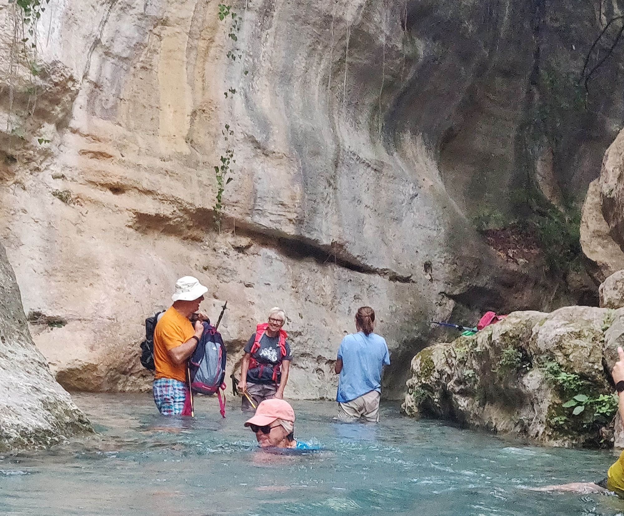 Making a Splash - River walk at Albunuelas, Lecrin Valley