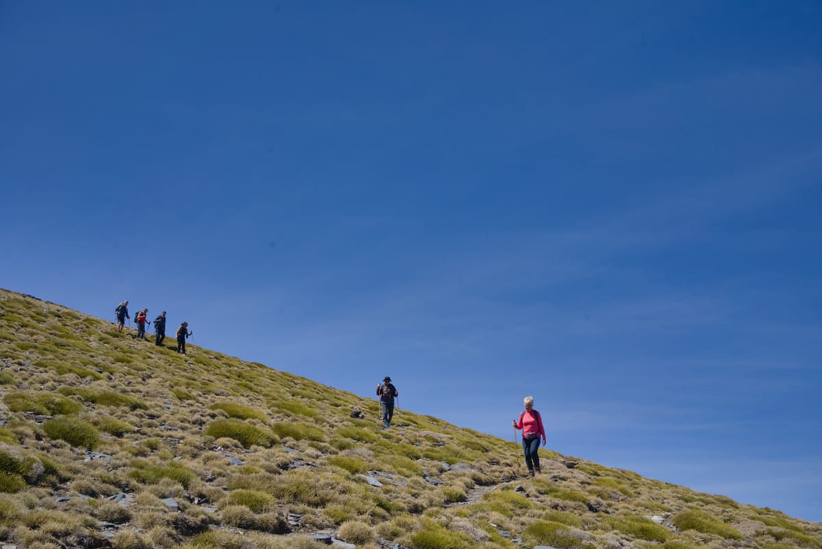 Ascent of Morron Sanuanero, Sierra Nevada