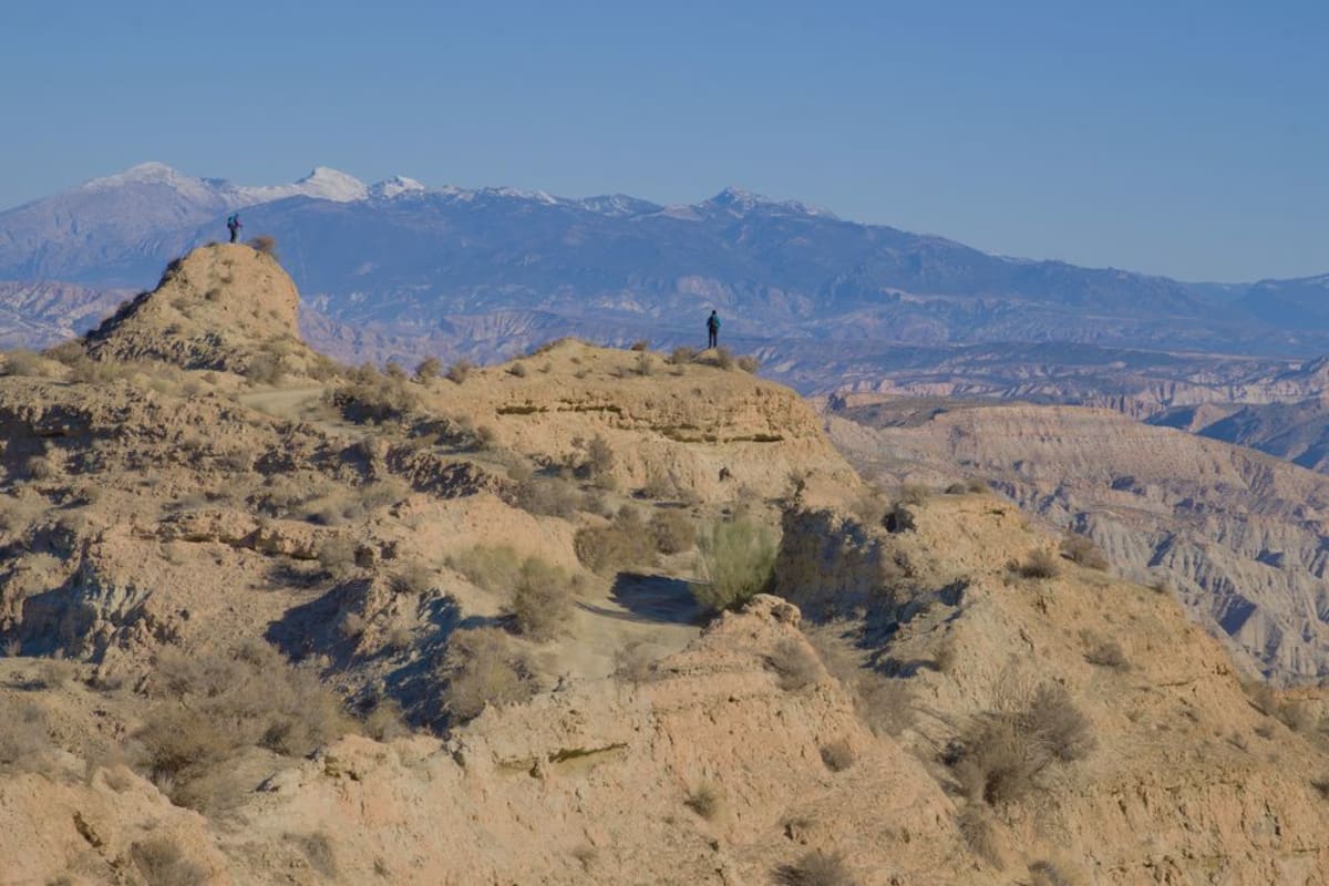 Gorafe desert badlands