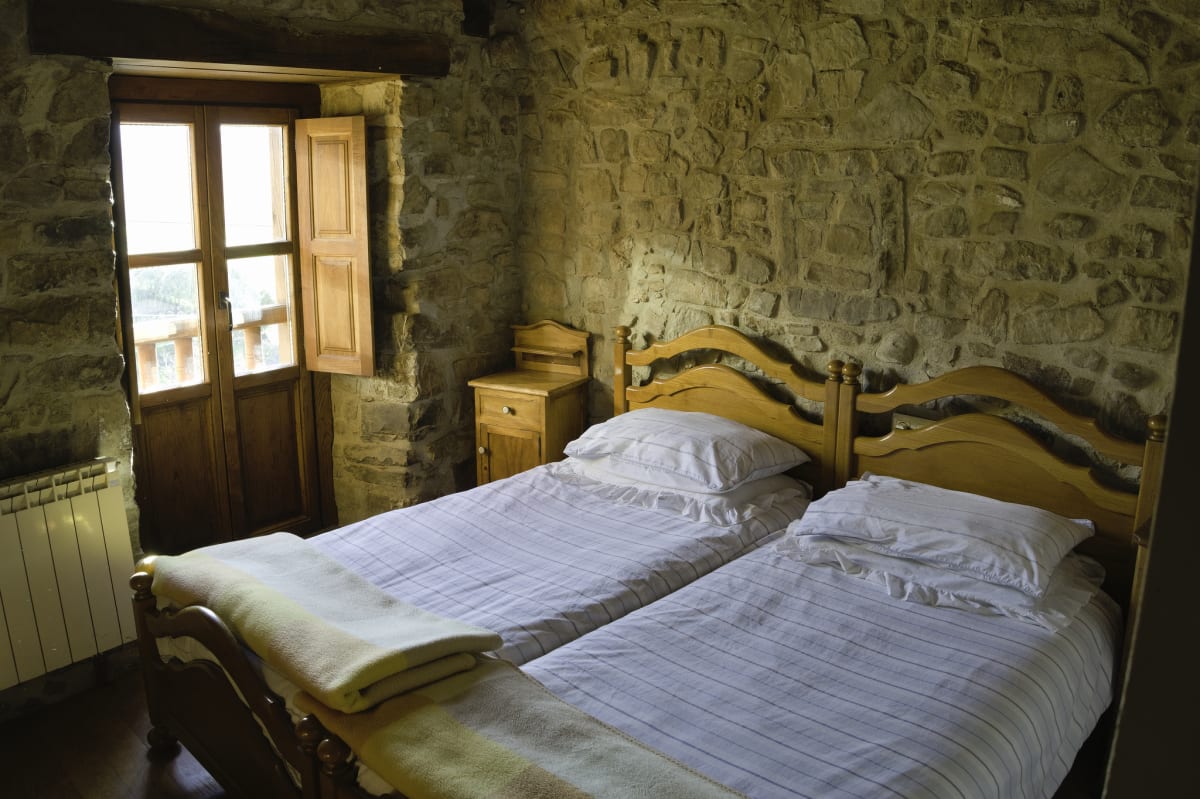 Our bedroom at Lisa and Mikes farmhouse