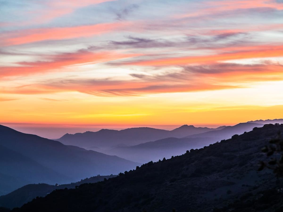 Sunset in the Alpujarras