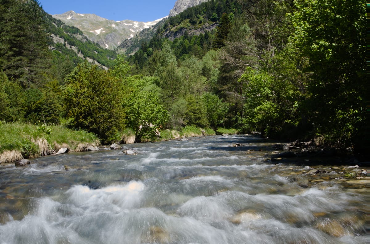 The Rio Aguas Limpias near La Sarra