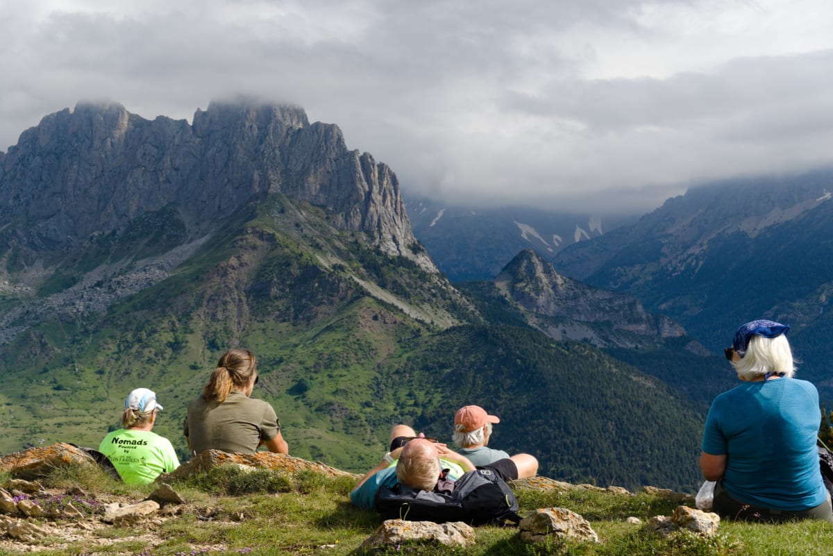 Peña Foratata from the col