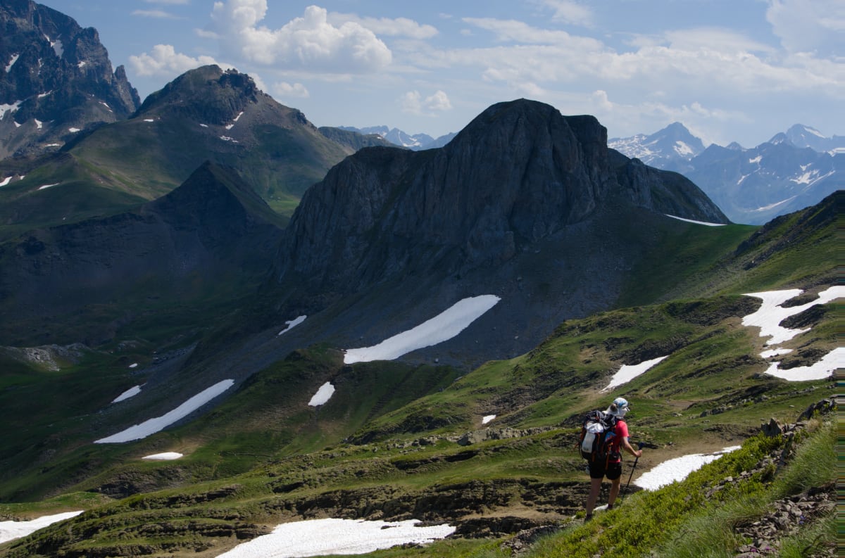 Traversing back to the Col du Houer