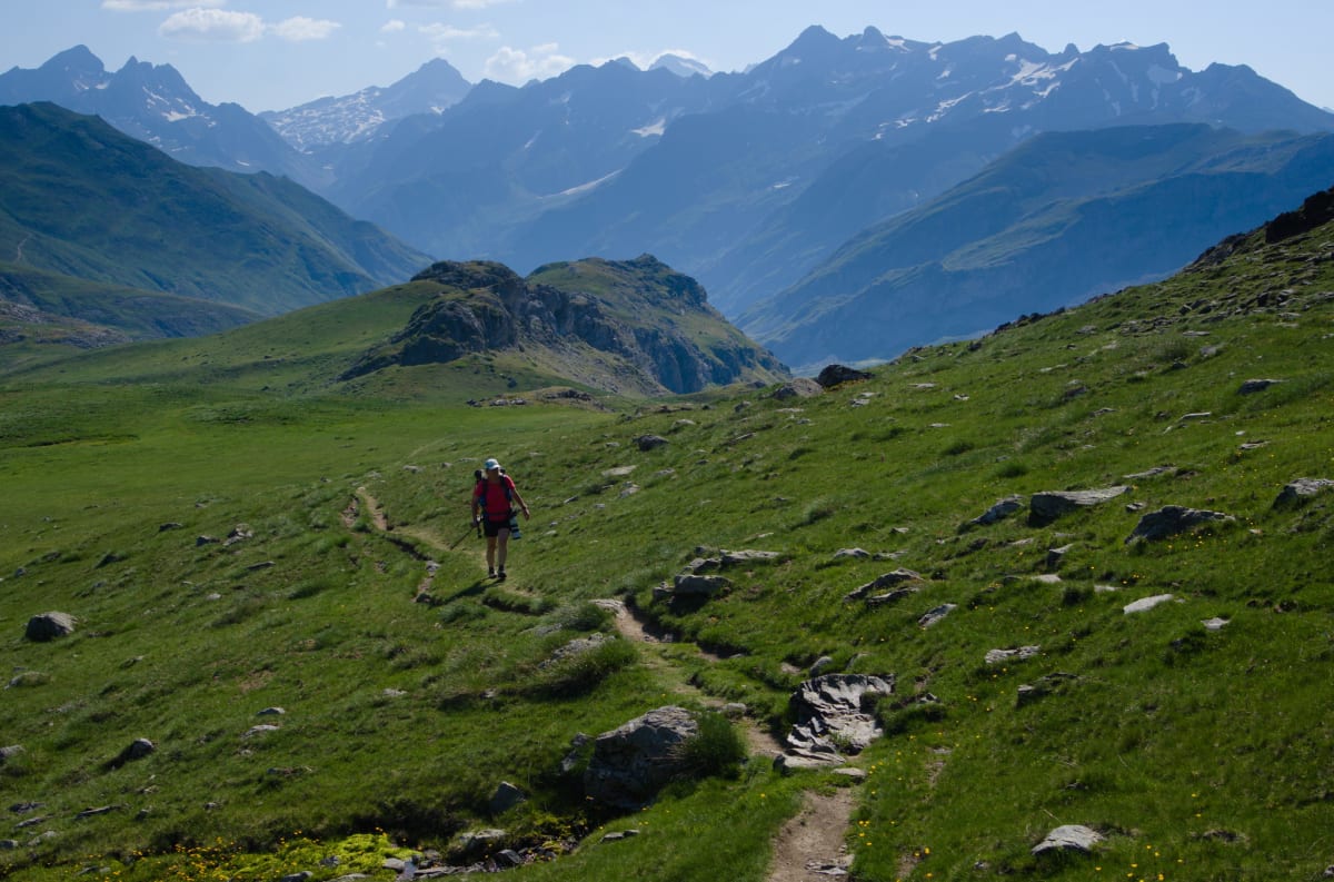 Slopes leading up to the Col du Houer