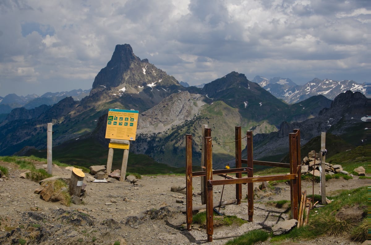 The border at the Col des Moines