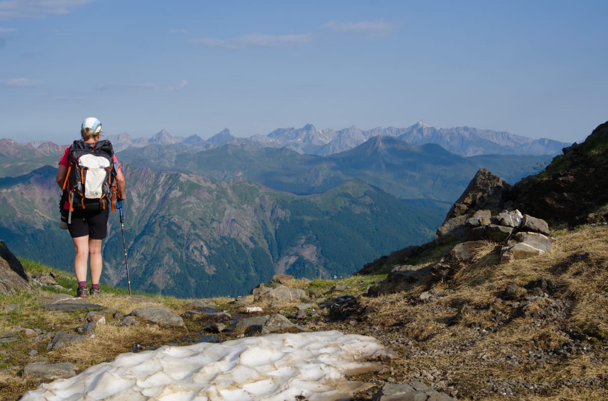 Arrival at the Col d’Audas