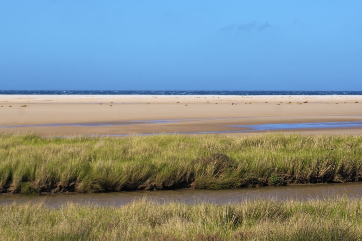 The coastline north of Tarifa