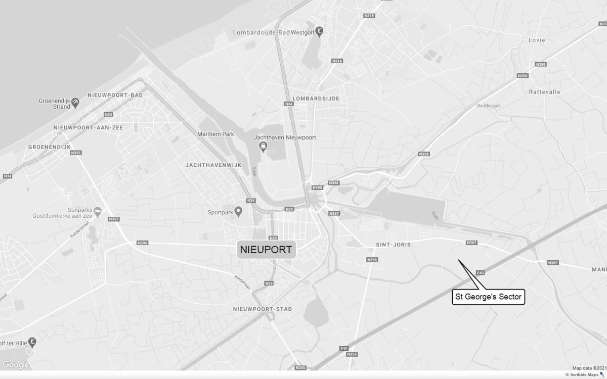 Nieuport Front St Georges Sector