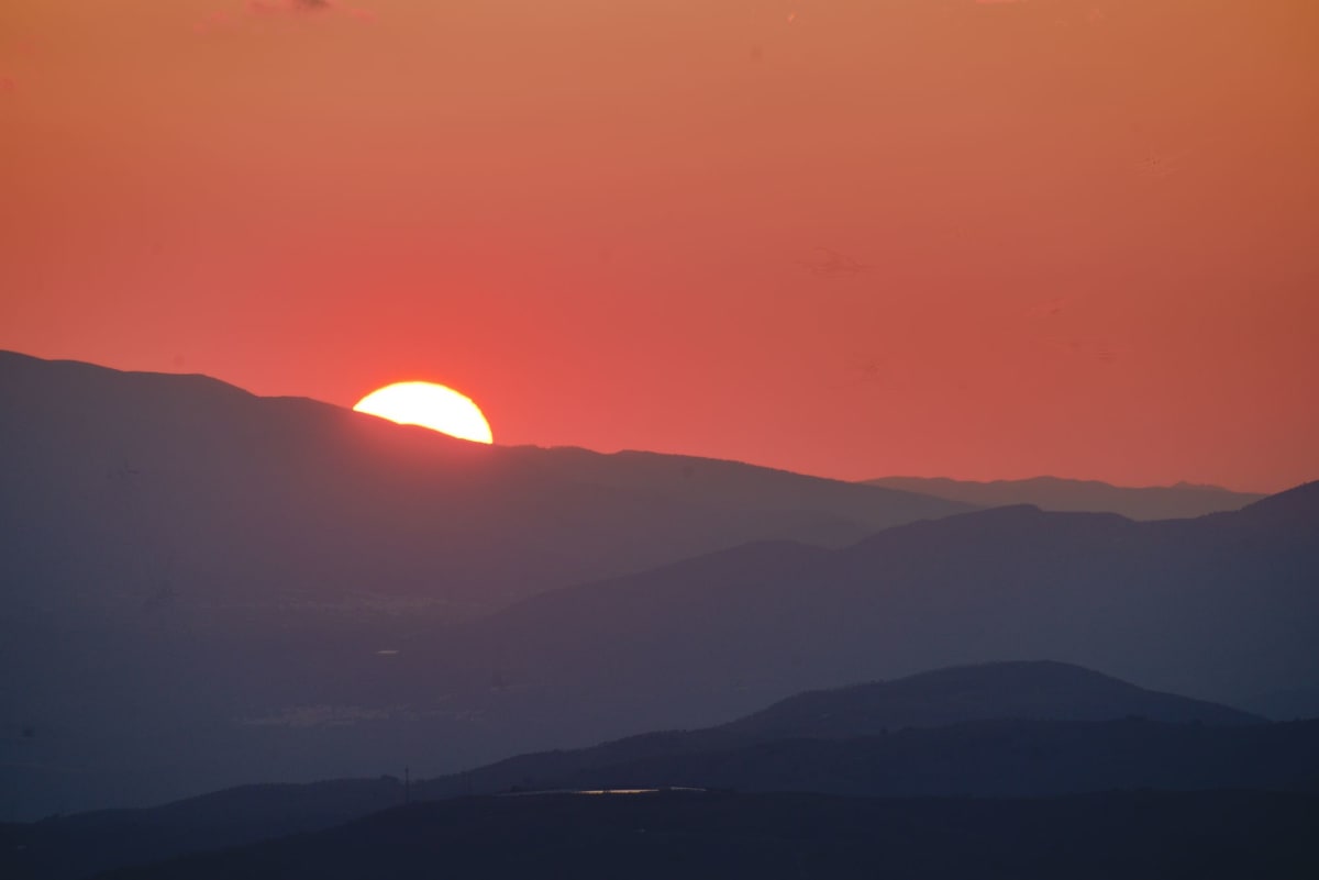 Catching the sunrise, Sierra de Lujar