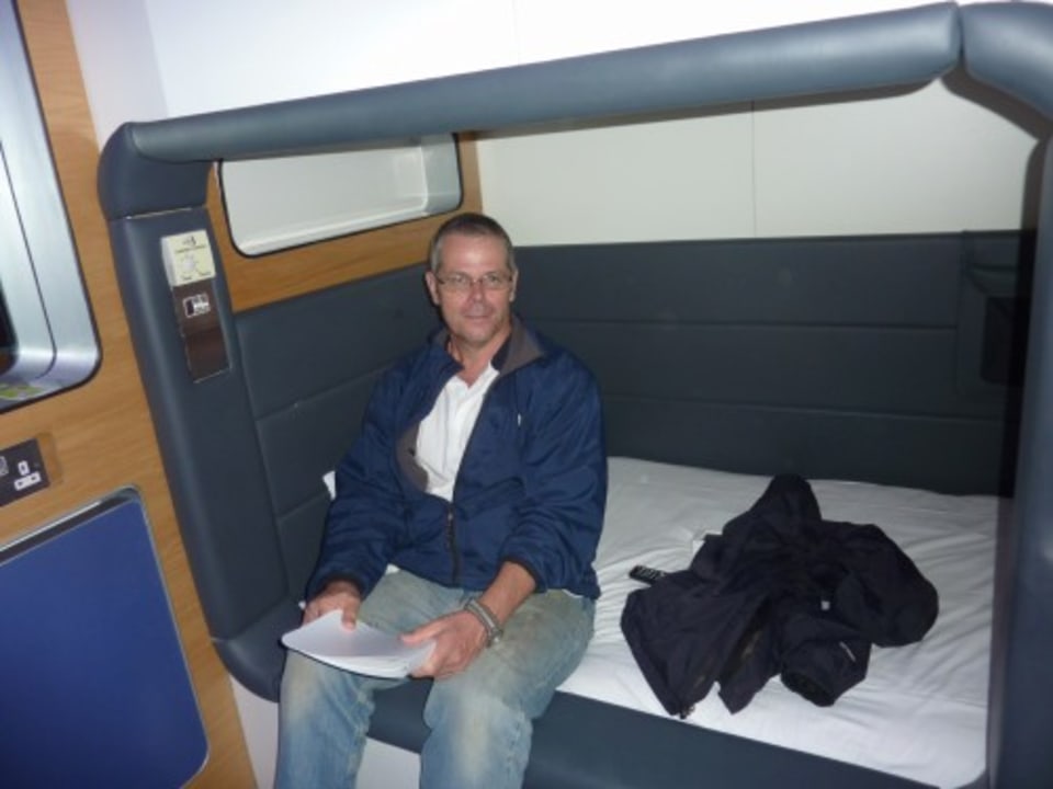 Our single cabin in the Yotel