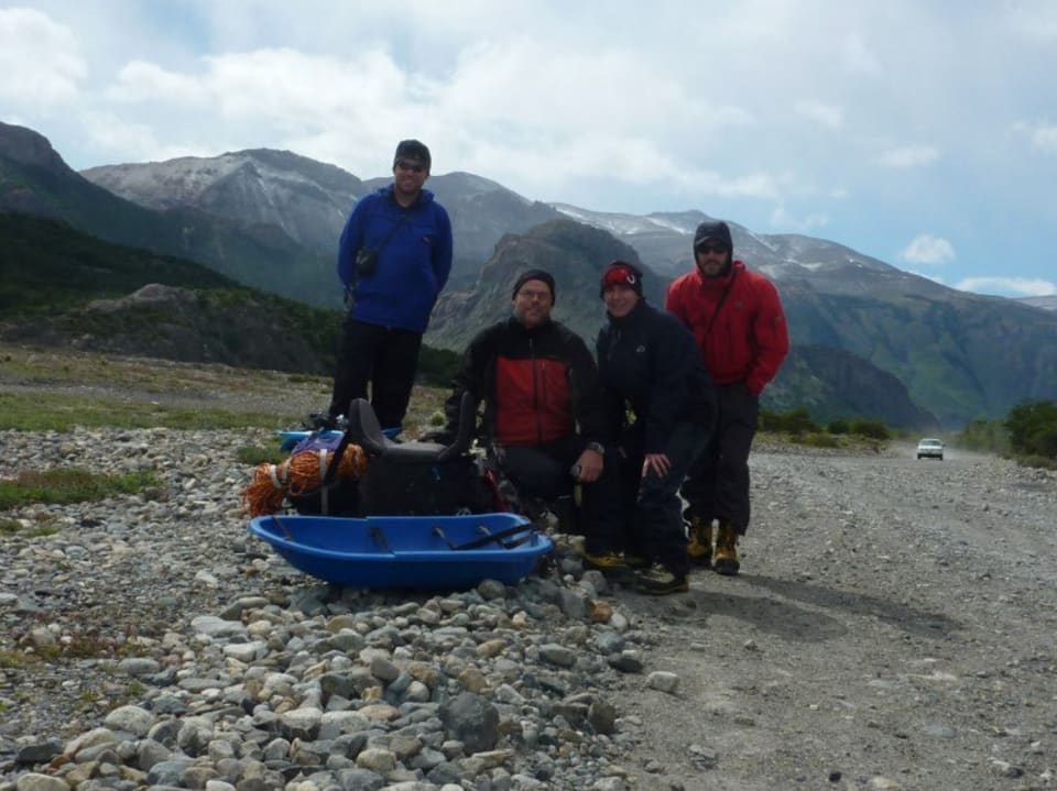 The team - Neil, Richard, me and Michael