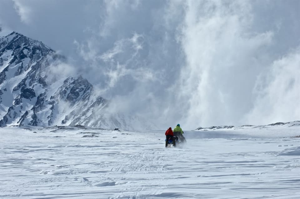 Full pelt up the hill. Photo courtesy of Martin Hartley