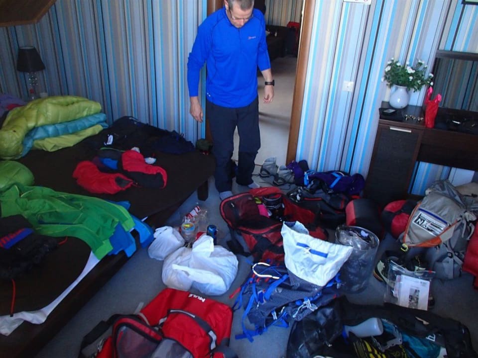 Looking at all our gear