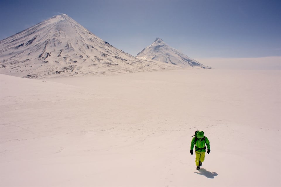 Richard walking up the hill to the meeting point. Photo courtesy of Martin Hartley