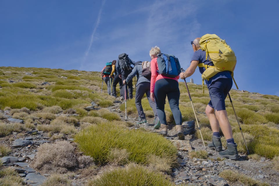 Ascent of Morron Sanuanero, Sierra Nevada