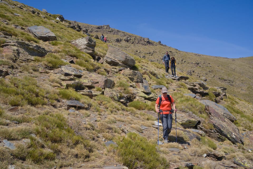 Ascent of Morron Sanuanero, Sierra Nevada