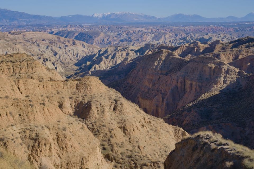 Gorafe desert badlands